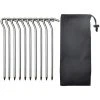 LIFCAUSAL Lot De 10 Clous D'extérieur Avec Crochet Pour Piquets De Tente De Camping En Alliage D'aluminium 180 Mm 2 LIFCAUSAL Lot De 10 Clous D'extérieur Avec Crochet Pour Piquets De Tente De Camping En Alliage D'aluminium 180 Mm -Pergola Soldes 52728430 1