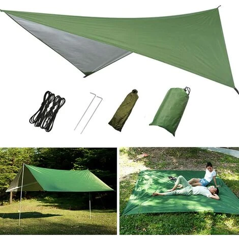 Kartokner Camping Bâche Anti-Pluie Rain Tarp Imperméable Tarp Rain Fly Toile De Tente Avec Sac De Rangement Pour Extérieur Camping Randonnée 5 Kartokner Camping Bâche Anti-Pluie Rain Tarp Imperméable Tarp Rain Fly Toile De Tente Avec Sac De Rangement Pour Extérieur Camping Randonnée – Image 3