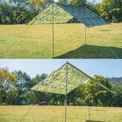 Kartokner Camping Bâche Anti-Pluie Rain Tarp Imperméable Tarp Rain Fly Toile De Tente Avec Sac De Rangement Pour Extérieur Camping Randonnée 11 Kartokner Camping Bâche Anti-Pluie Rain Tarp Imperméable Tarp Rain Fly Toile De Tente Avec Sac De Rangement Pour Extérieur Camping Randonnée -Pergola Soldes 52827328 5