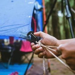 MODOU 12 Set De Pince à Bâche Avec Mousqueton D Noir Pour Fixer Bache Tente Toile Prélart à Piscine Montagne Clip Attache Convient Au Camping Pique-Nique Accassoires De Tente Extérieur -Pergola Soldes 53060545 3