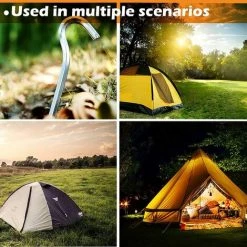 Piquets De Tente En Aluminium,Triomphe16 Pièces Clous De Tente De Camping Aluminium, Camping Piquet De Tente Aluminium,IdéAl Pour Le Jardinage, Le Camping, La PêChe Et Les Tentes -Pergola Soldes 53244423 5