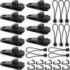 TINOR Clip De Bâche Tente, 30 Pièces Pince Bâche, Clips De Tente, Clips De Bâche Résistants, Tarp Clip Auvents, Clips De Tente De Bouche De Crocodile Pour Tentes, BâChes, Auvents, Caravanes (30pcs) 1 TINOR Clip De Bâche Tente, 30 Pièces Pince Bâche, Clips De Tente, Clips De Bâche Résistants, Tarp Clip Auvents, Clips De Tente De Bouche De Crocodile Pour Tentes, BâChes, Auvents, Caravanes (30pcs) -Pergola Soldes 53350729 1