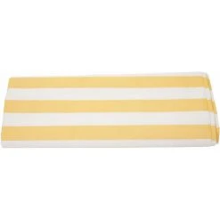 HHG Toile De Rechange Pour Store T790, Store à Bras Articulé Toile De Rechange 4x3m ~ Polyester Jaune-blanc -Pergola Soldes 53476991 4