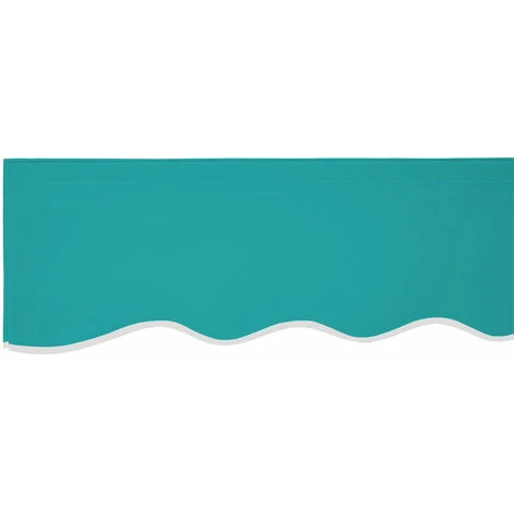 HHG Toile De Rechange Pour Store T791, Store à Bras Articulés Toile De Rechange 4,5x3m ~ Turquoise 6 HHG Toile De Rechange Pour Store T791, Store à Bras Articulés Toile De Rechange 4,5x3m ~ Turquoise – Image 4