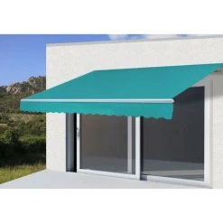 HHG Toile De Rechange Pour Store T791, Store à Bras Articulés Toile De Rechange 4,5x3m ~ Turquoise 11 HHG Toile De Rechange Pour Store T791, Store à Bras Articulés Toile De Rechange 4,5x3m ~ Turquoise -Pergola Soldes 53477027 5