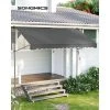 SONGMICS Store Banne Manuel, Store Extérieur Terrasse, Réglable En Hauteur, Avec Manivelle, Protection Solaire, Pour Balcon, Terrasse, Jardin, 300 X 130 Cm, Gris Anthracite GSA313G02 - Gris Anthracite 2 SONGMICS Store Banne Manuel, Store Extérieur Terrasse, Réglable En Hauteur, Avec Manivelle, Protection Solaire, Pour Balcon, Terrasse, Jardin, 300 X 130 Cm, Gris Anthracite GSA313G02 - Gris Anthracite -Pergola Soldes 53524110 1