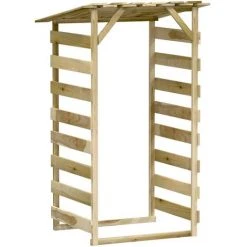 VidaXL Pergolas Avec Toits 2 Pcs 100x90x200 Cm Bois De Pin Imprégné - Brun -Pergola Soldes 53600801 3