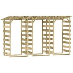 VidaXL Pergolas Avec Toits 3 Pcs 100x90x200 Cm Bois De Pin Imprégné - Brun 8 VidaXL Pergolas Avec Toits 3 Pcs 100x90x200 Cm Bois De Pin Imprégné - Brun -Pergola Soldes 53600802 2