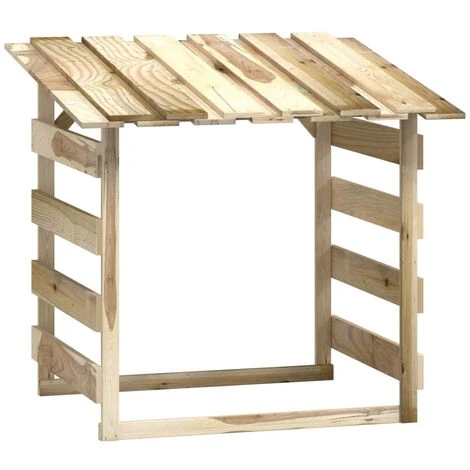 VidaXL Pergola Avec Toit 100x90x100 Cm Bois De Pin Imprégné - Brun 4 VidaXL Pergola Avec Toit 100x90x100 Cm Bois De Pin Imprégné - Brun – Image 2