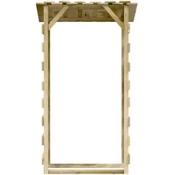 VidaXL Pergola Avec Toit 100x90x200 Cm Bois De Pin Imprégné - Brun -Pergola Soldes 53600867 3