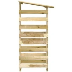 VidaXL Pergola Avec Toit 100x90x200 Cm Bois De Pin Imprégné - Brun -Pergola Soldes 53600867 4