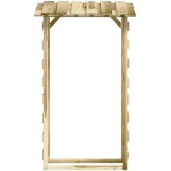 VidaXL Pergola Avec Toit 100x90x200 Cm Bois De Pin Imprégné - Brun -Pergola Soldes 53600867 5