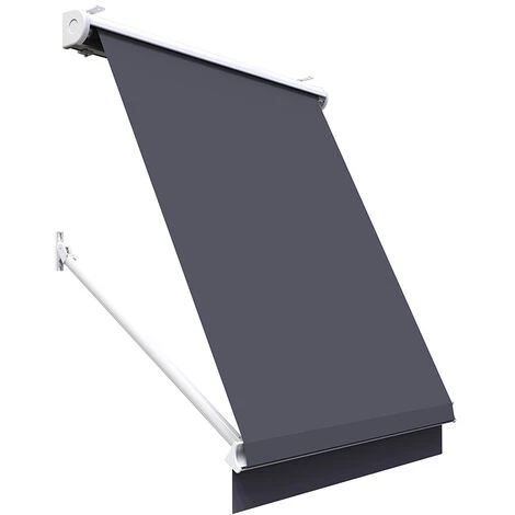 SUNNY INCH ® Store De Fenêtre à Projection Avec Coffre - 100 X 70 Cm - Gris Anthracite - Gris Anthracite 6 SUNNY INCH ® Store De Fenêtre à Projection Avec Coffre - 100 X 70 Cm - Gris Anthracite - Gris Anthracite – Image 4