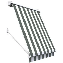 SUNNY INCH ® Store De Fenêtre à Projection Avec Coffre - 100 X 70 Cm - Blanc Gris - Blanc Gris -Pergola Soldes 53620907 4