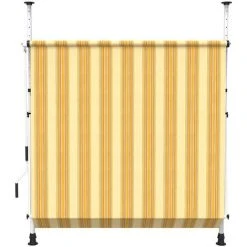 SUNNY INCH ® Store à Projection Autoportant Sans Perçage - 200 X 150 Cm - Terrasse Ou Balcon - Jaune Rayé - Jaune Rayé -Pergola Soldes 53620911 4