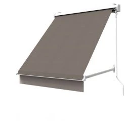 SUNNY INCH ® Store De Fenêtre à Projection Avec Coffre - 100 X 70 Cm - Taupe - Taupe