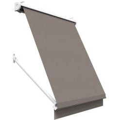 SUNNY INCH ® Store De Fenêtre à Projection Avec Coffre - 100 X 70 Cm - Taupe - Taupe -Pergola Soldes 53620926 4