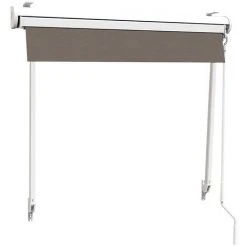 SUNNY INCH ® Store De Fenêtre à Projection Avec Coffre - 100 X 70 Cm - Taupe - Taupe -Pergola Soldes 53620926 5