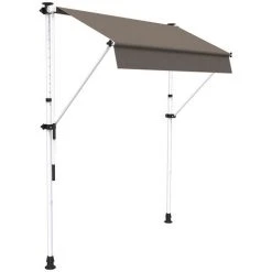 SUNNY INCH ® Store à Projection Autoportant Sans Perçage - 200 X 150 Cm - Terrasse Ou Balcon - Taupe - Taupe -Pergola Soldes 53620939 3