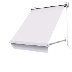 SUNNY INCH ® Store De Fenêtre à Projection Avec Coffre - 100 X 70 Cm - Écru - Écru