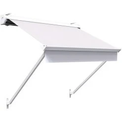 SUNNY INCH ® Store De Fenêtre à Projection Avec Coffre - 100 X 70 Cm - Écru - Écru -Pergola Soldes 53620941 3