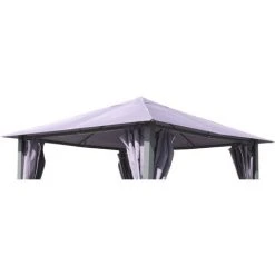 Quick-Star Toit De Remplacement Approprié Pour Les Pavillons Dans La Mesure De 3x3 Mètres Gris 11 Quick-Star Toit De Remplacement Approprié Pour Les Pavillons Dans La Mesure De 3x3 Mètres Gris -Pergola Soldes 53645934 5
