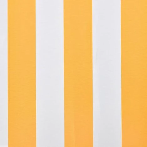 LITZEE Toile D'auvent Orange Et Blanc 500x300 Cm # 4 LITZEE Toile D'auvent Orange Et Blanc 500x300 Cm # – Image 2