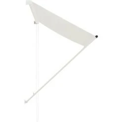 LITZEE Auvent Rétractable 150x150 Cm Crème # 8 LITZEE Auvent Rétractable 150x150 Cm Crème # -Pergola Soldes 53659141 2