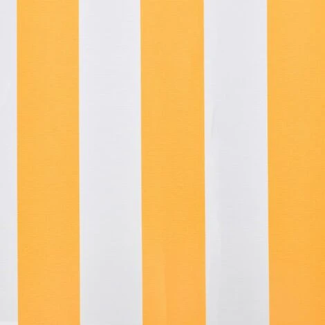 LITZEE Toile D'auvent Orange Et Blanc 450x300 Cm # 4 LITZEE Toile D'auvent Orange Et Blanc 450x300 Cm # – Image 2