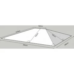 Quick-Star Toit De Remplacement Adapté Pour Le Pavillon Paris 3x4m Gris -Pergola Soldes 53661349 3