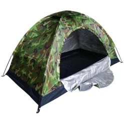 BENOBBY KIDS Camouflage Tente De Camping En Tissu Oxford, Extérieur Tente Protection UV Imperméable Pour Camping, Randonnée, Activité De Plein Air