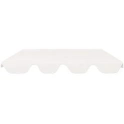 LANGRAY Toit De Rechange De Balançoire Blanc 188/168x110/145cm 270 G/m² Maison & Jardin -Pergola Soldes 53826808 3