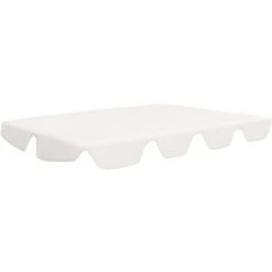 LANGRAY Toit De Rechange De Balançoire Blanc 188/168x110/145cm 270 G/m² Maison & Jardin -Pergola Soldes 53826808 5