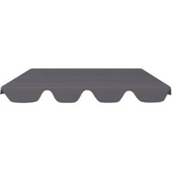 LANGRAY Toit Rechange Balançoire Anthracite 188/168x110/145 Cm 270 G/m² Maison & Jardin -Pergola Soldes 53826811 3
