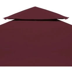 LANGRAY Toile Supérieure Double De Belvédère 310 G/m² 4x3 M Bordeaux Maison & Jardin -Pergola Soldes 53826871 3