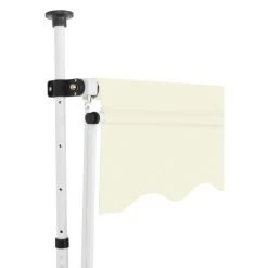 LANGRAY Auvent Manuel Rétractable 400 Cm Crème Maison & Jardin 8 LANGRAY Auvent Manuel Rétractable 400 Cm Crème Maison & Jardin -Pergola Soldes 53828683 3