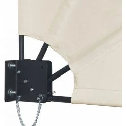 SVITA Éventail De Balcon Pliable Protection Visuelle Balcon 160x160cm Montage Mural Beige 11 SVITA Éventail De Balcon Pliable Protection Visuelle Balcon 160x160cm Montage Mural Beige -Pergola Soldes 53853052 5