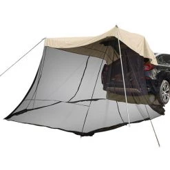 ASUPERMALL Auvent De Voiture, Auvent Lateral De Coffre De Vehicule, Approprie Pour Le Camping Exterieur, La Randonnee Et La Peche, Beige