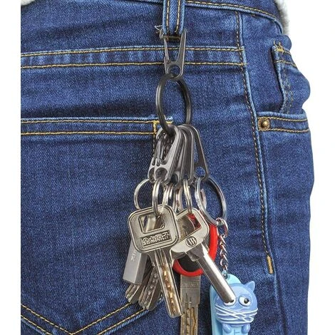 15pcs Crochet Mousqueton Pour Escalade Excursion, Mousquetons Aluminium Solide Multifonction D-Anneau Pour Camping Voyager Randonnée Porte-clés En Plein Air,Starlight 7 15pcs Crochet Mousqueton Pour Escalade Excursion, Mousquetons Aluminium Solide Multifonction D-Anneau Pour Camping Voyager Randonnée Porte-clés En Plein Air,Starlight – Image 5