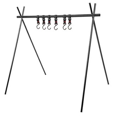 LIFCAUSAL Tente Extérieure Camping En Aluminium Portable Trépied étagère Pliante Touriste étendoir Camping Cintre 3 LIFCAUSAL Tente Extérieure Camping En Aluminium Portable Trépied étagère Pliante Touriste étendoir Camping Cintre
