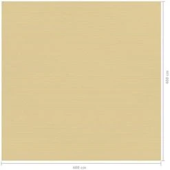Hommoo Tapis De Tente 400x400 Cm Beige -Pergola Soldes 54060529 4