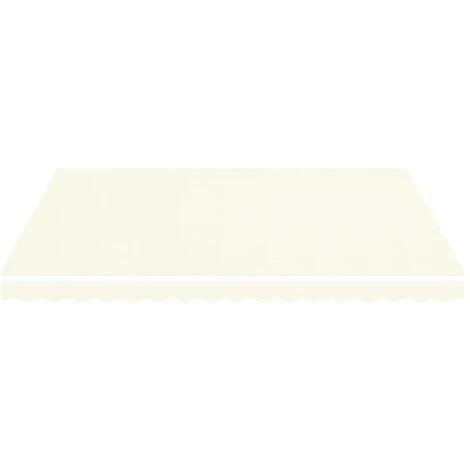 Hommoo Tissu De Remplacement Pour Auvent Creme 4x3,5 M 6 Hommoo Tissu De Remplacement Pour Auvent Creme 4x3,5 M – Image 4