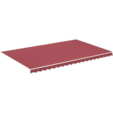 Hommoo Tissu De Remplacement Pour Auvent Bordeaux Rouge 5x3 M 4 Hommoo Tissu De Remplacement Pour Auvent Bordeaux Rouge 5x3 M – Image 2