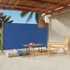 VidaXL Auvent Latéral Rétractable De Patio 170x300 Cm Bleu - Bleu -Pergola Soldes 54141626 1