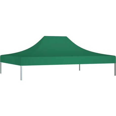Hommoo Toit De Tente De Reception 4,5x3 M Vert 270 G/m² 4 Hommoo Toit De Tente De Reception 4,5x3 M Vert 270 G/m² – Image 2
