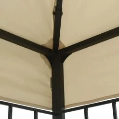 Hommoo Tonnelle 3x4 M Creme -Pergola Soldes 54151288 5