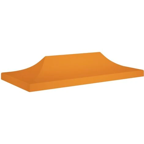 Hommoo Toit De Tente De Reception 6x3 M Orange 270 G/m² 3 Hommoo Toit De Tente De Reception 6x3 M Orange 270 G/m²