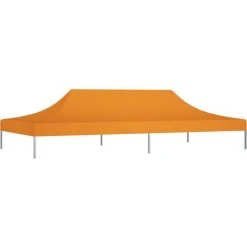 Hommoo Toit De Tente De Reception 6x3 M Orange 270 G/m² 8 Hommoo Toit De Tente De Reception 6x3 M Orange 270 G/m² -Pergola Soldes 54152069 2