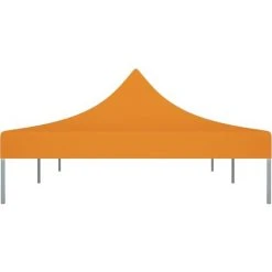Hommoo Toit De Tente De Reception 6x3 M Orange 270 G/m² 10 Hommoo Toit De Tente De Reception 6x3 M Orange 270 G/m² -Pergola Soldes 54152069 4