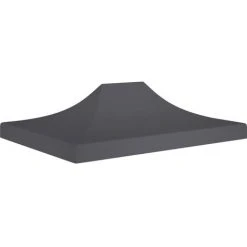 Hommoo Toit De Tente De Reception 4,5x3 M Anthracite 270 G/m²